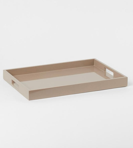 Cashmere Grey Wooden Tray