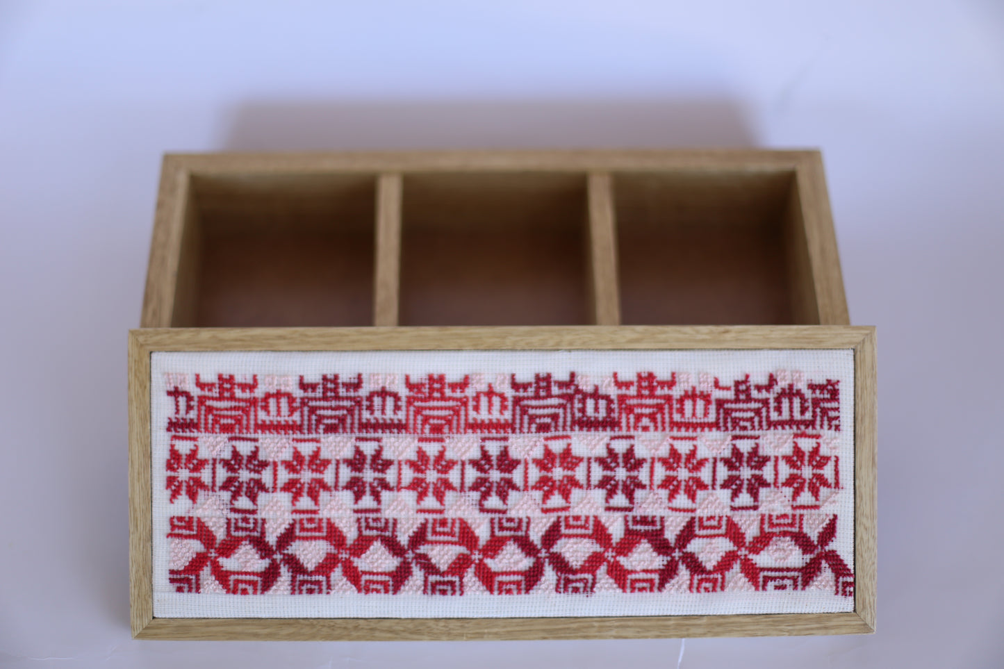 Traditional Wooden Patterned Box