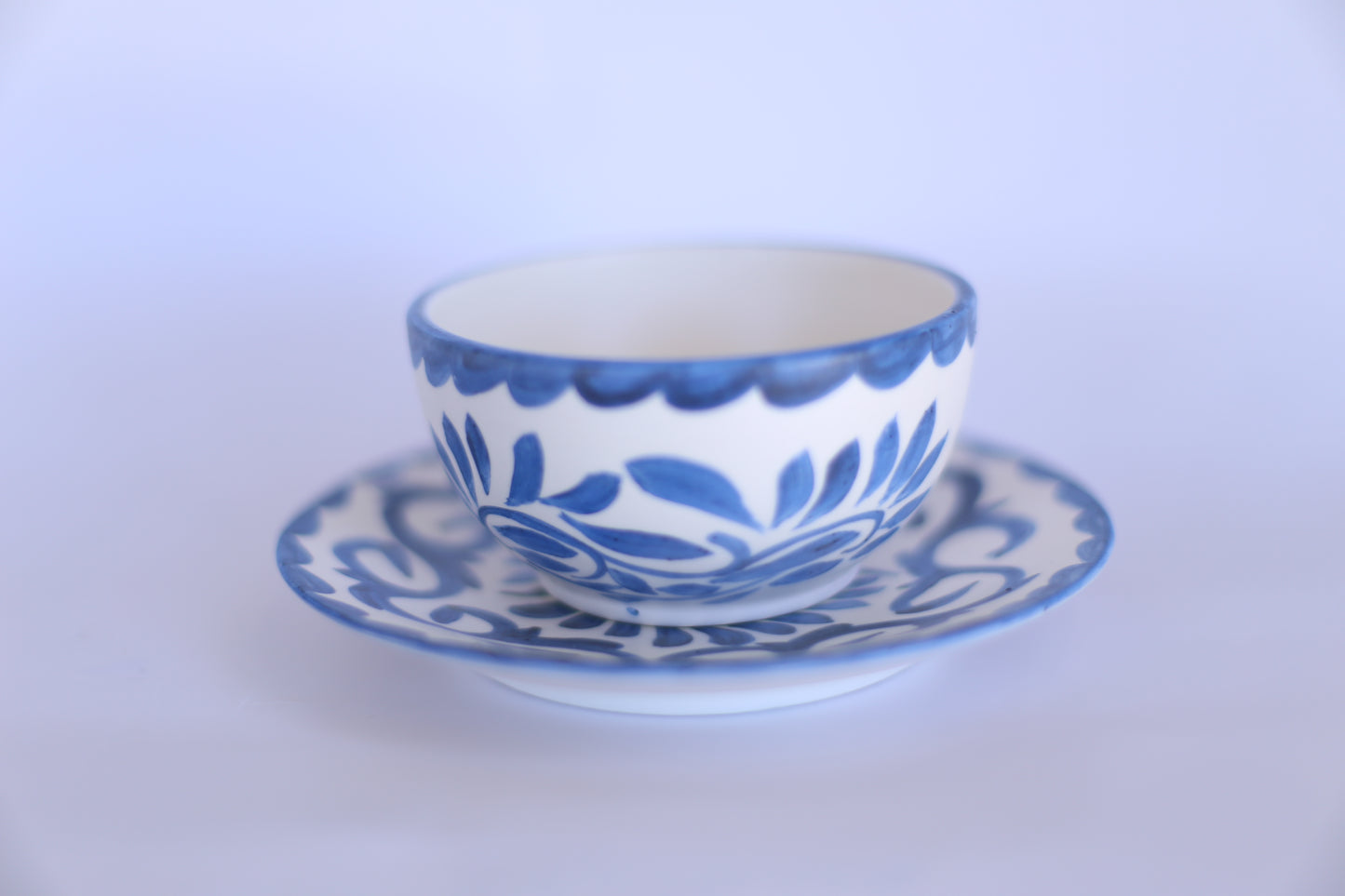 Ionic-Inspired Tableware in Indigo color- Small Plate