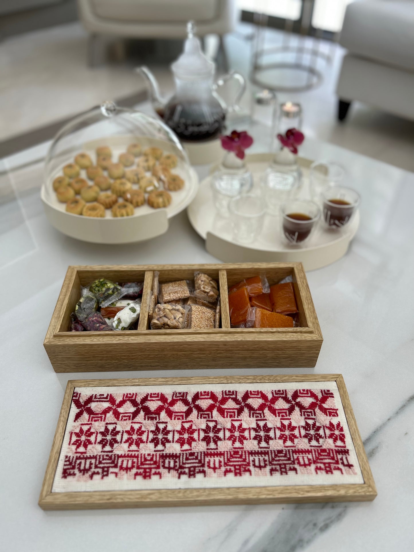 Traditional Wooden Patterned Box