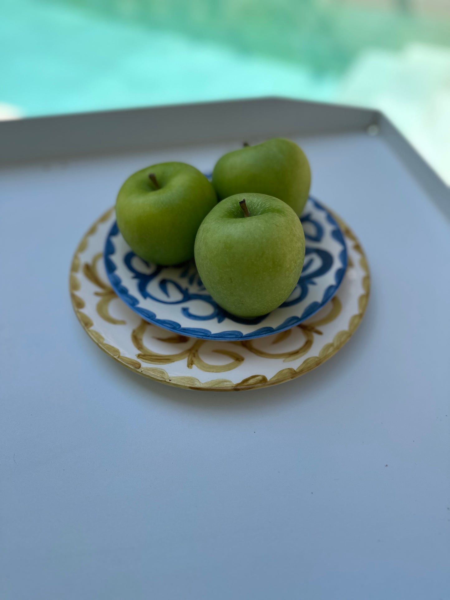 Ionic-Inspired Tableware in Indigo color- Small Plate