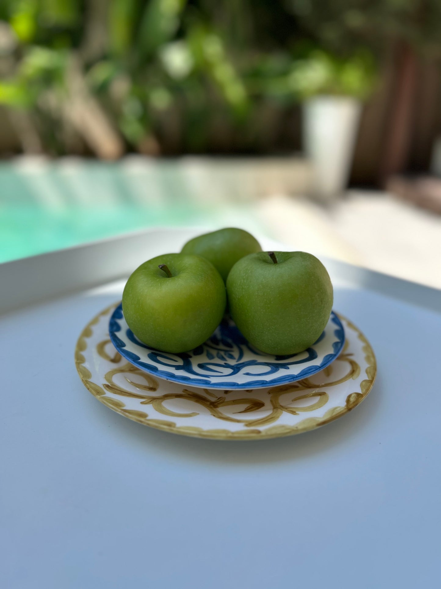 Ionic-Inspired Tableware in Indigo color- Small Plate