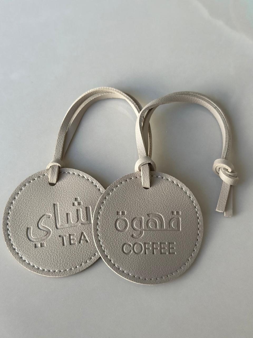 Leather Round Tags